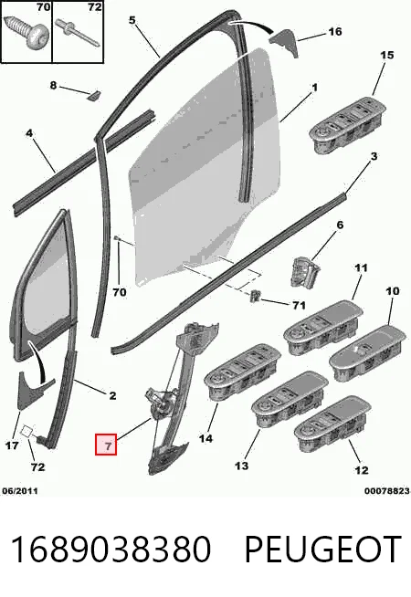 Склопідйомник з електродвигуном Magneti Marelli AC1103 ціна, від 62.73 USD