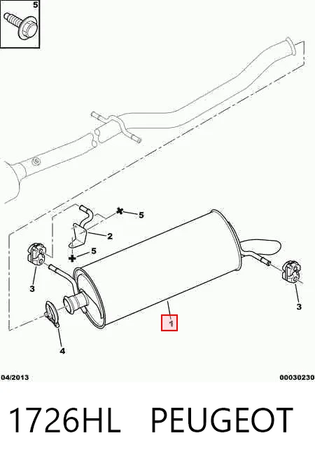 Купити BS135541 Bosal Вихлоп