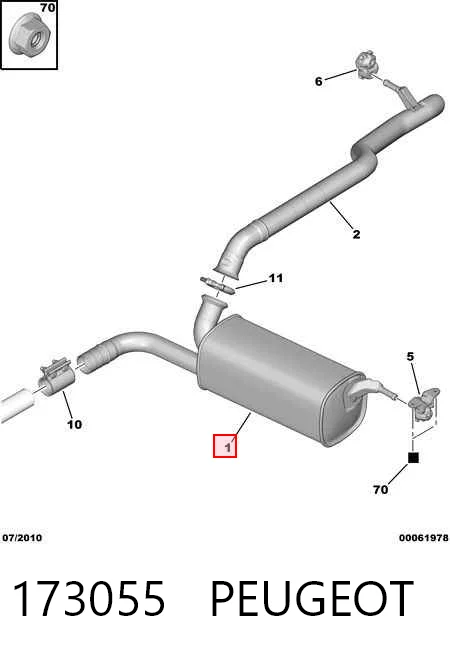Купити FP2032G21 Polmostrow Вихлоп