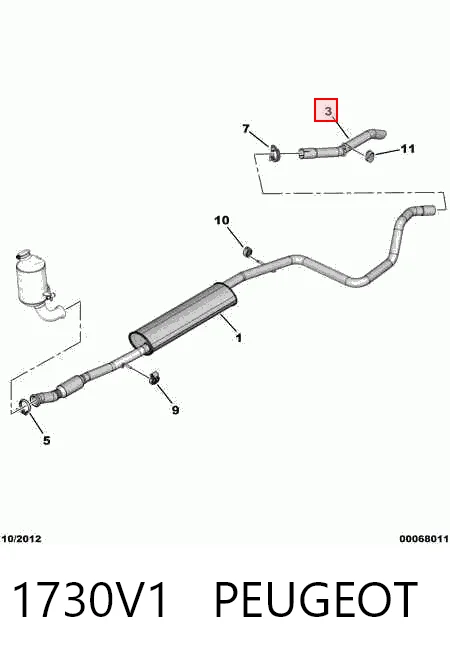 Вихлопна труба Fiat Fiorino фургон (225) (2008 - 2026) ціна, від 25.01 USD