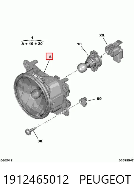 Фара протитуманна, ліва/права Polcar 57B129E ціна, від 36.80 USD