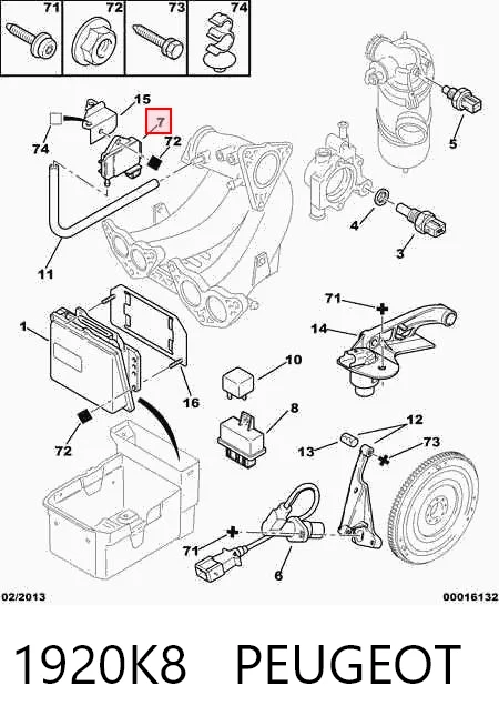 Купити МАП Сенсор Volkswagen Passat B3, B4 3A5, 351, 315