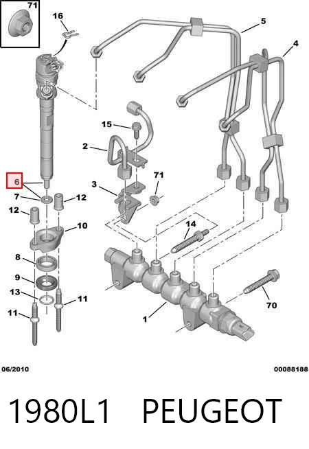 986435146 Bosch Форсунка вприску палива