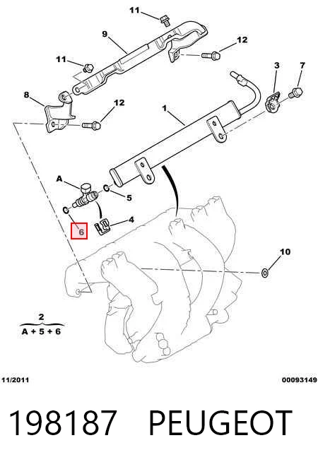 1465A308 Chrysler Кільце інжектора