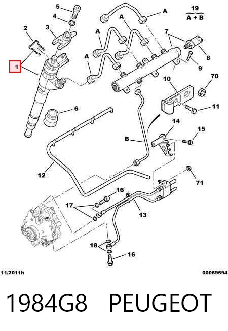 Паливні форсунки 986435163 Bosch