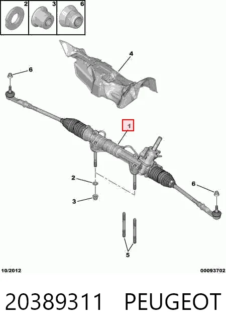 Купити Рульова рейка Citroen C4 GRAND PICASSO I UA