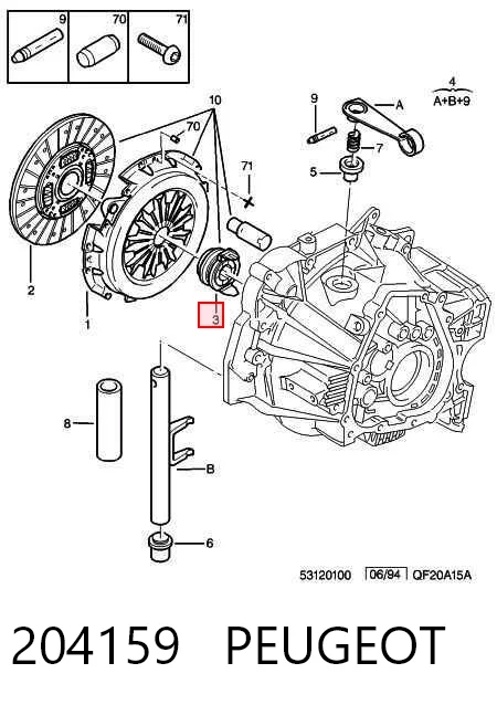 Вижимний підшипник Veltex VELC0237 ціна, від 17.84 USD