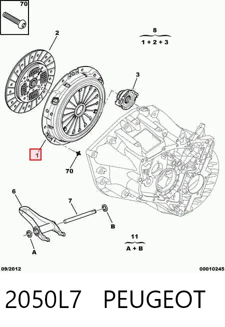 Комплект зчеплення  Fiat/Alfa/Lancia 9637571280