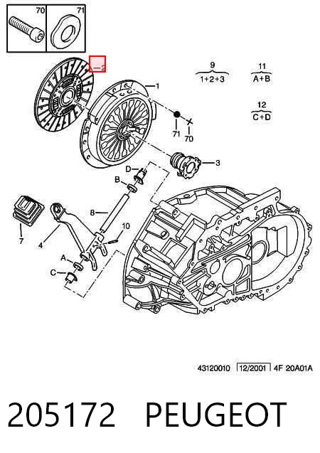 Комплект зчеплення  Polcar VA801689