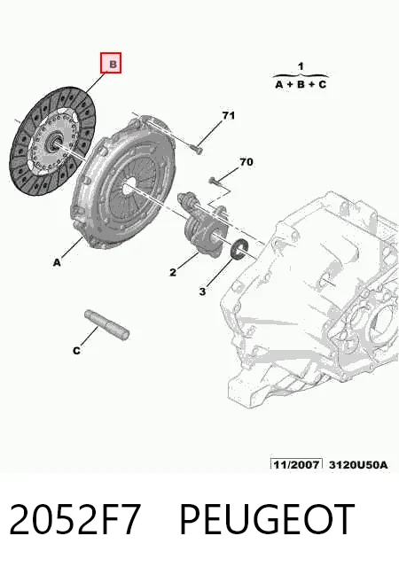 Зчеплення VA828031 Polcar