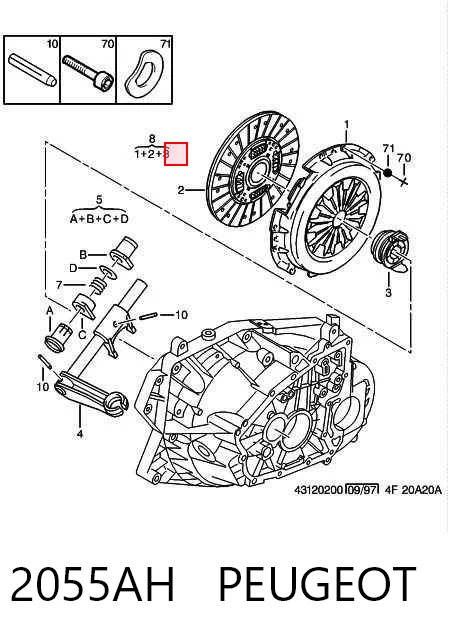 MD0988 Mecarm Диск зчеплення