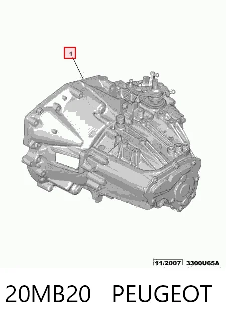 КПП в зборі(механічна коробка передач) Peugeot 607 9D, 9U