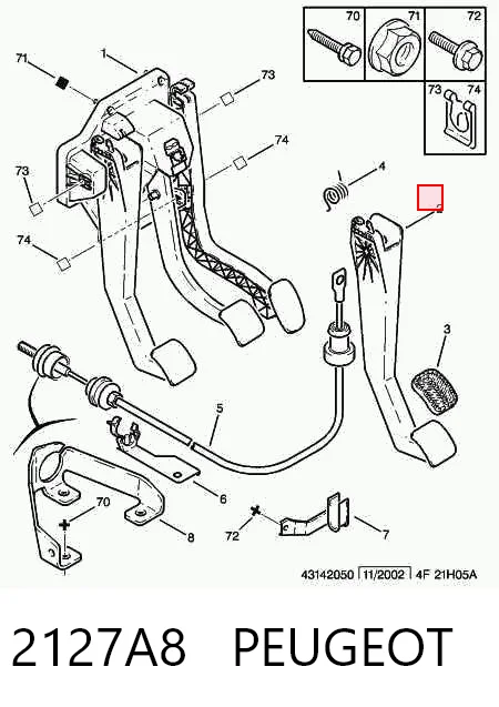2127A8 Peugeot/Citroen