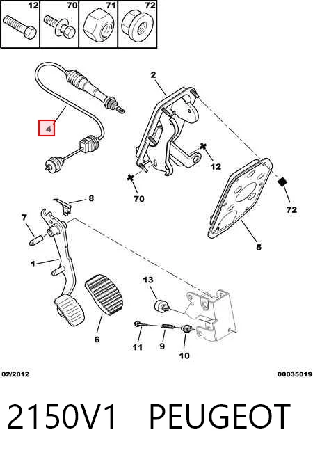 Трос зчеплення Adriauto AD070156 ціна, від 14.95 USD