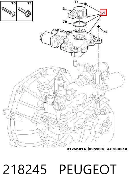 Актуатор зчеплення 3136052021 Toyota