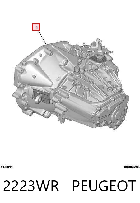МКП в зборі Peugeot 807 мінівен (E) (2002 - 2010) ціна, від 455.44 USD