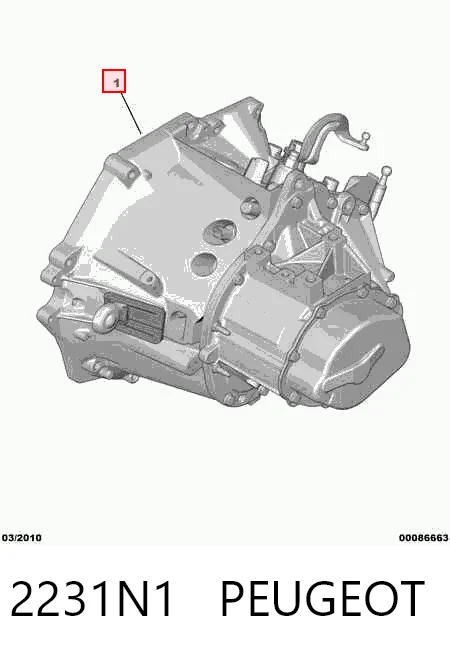 МКП в зборі Citroen C4 II хетчбек (B7) (2010 - 2026) ціна, від 216.84 USD