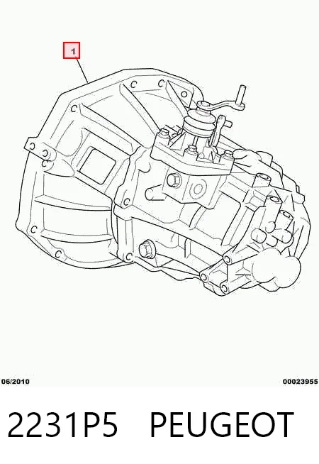 МКПП на Citroen C1 I PM, PN