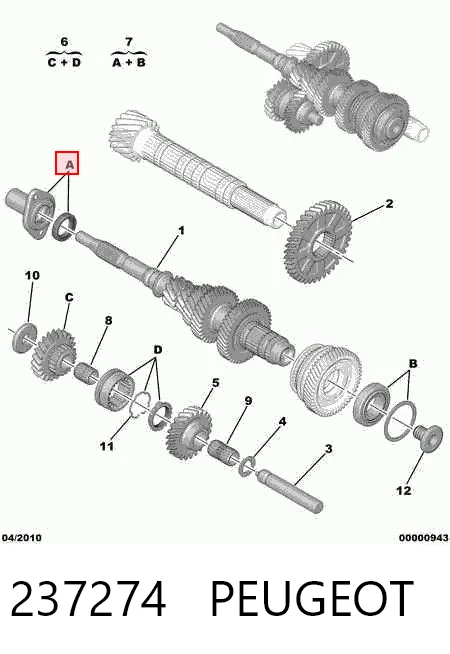 Підшипник первинного валу коробки Timken NP245830 ціна, від 39.94 USD
