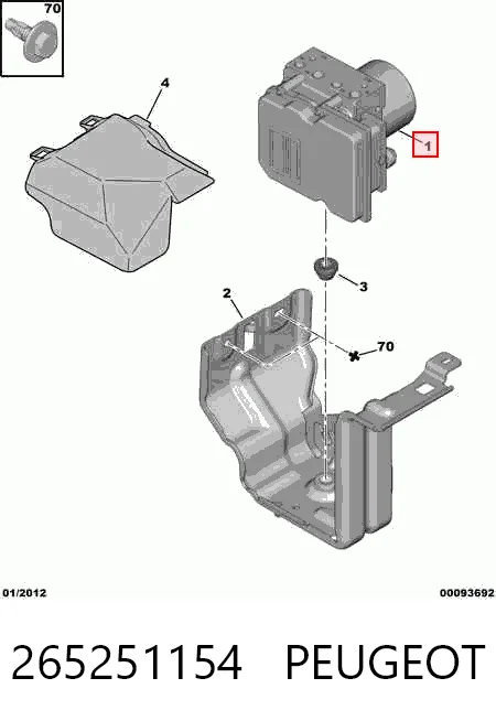Купити 265235010 Bosch Гідроблок АБС