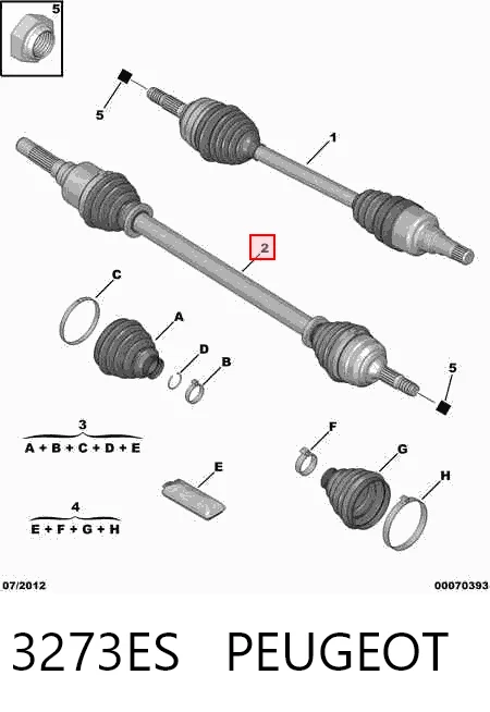 Купити 491112 Maxgear Піввісь права
