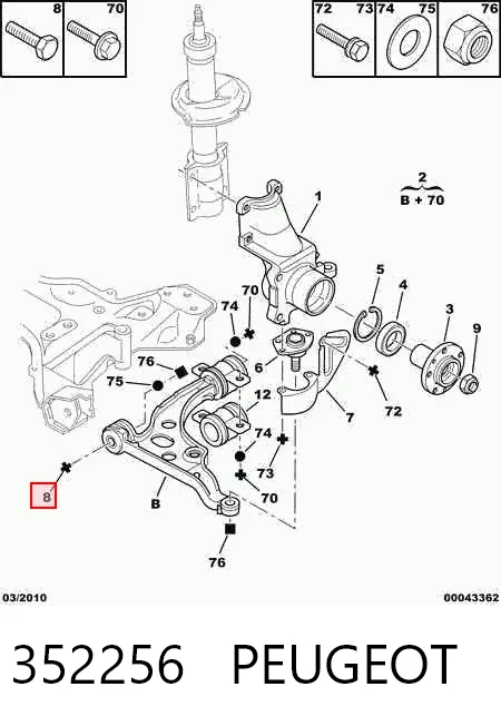 352256 Peugeot/Citroen