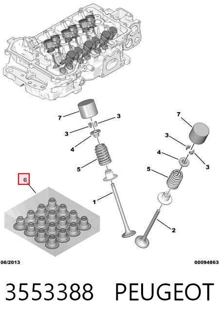 Ковпачок маслоз'йомного General Motors 1654507280