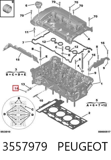 Прокладка кришки горловини, маслозаливної Mercedes A0009978811 ціна, від 1.05 USD