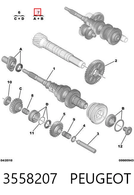 Купити NP245830 Timken Підшипник первинного валу коробки