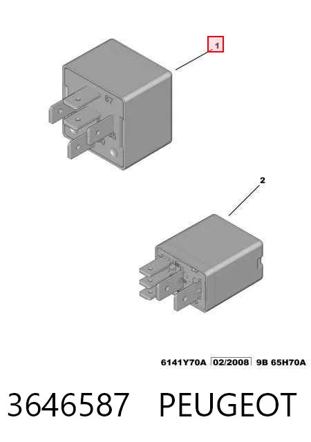 Реле вентилятора Fendt 4272432M1 ціна, від 2.53 USD