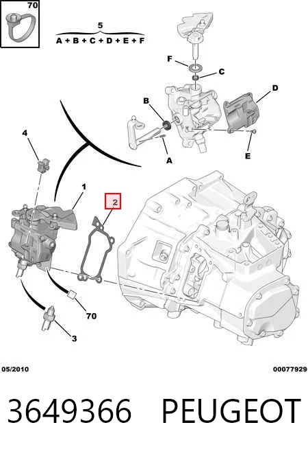 DMB202 Rover Прокладання гідравлічного модуля управління КПП