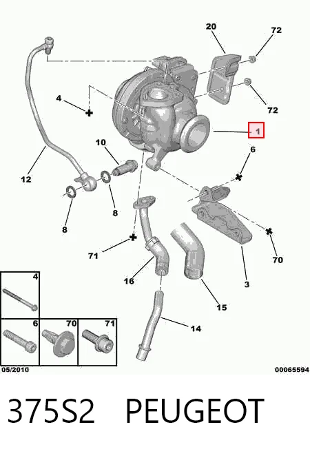 Купити Турбіна Mitsubishi Outlander II XL CWW