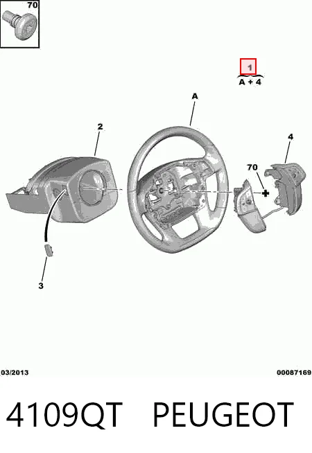 Рульове колесо на Citroen C4 II B7