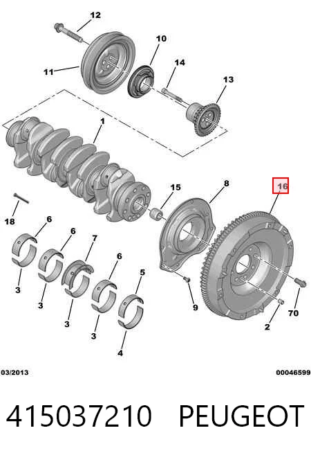 415037210 Polcar Демпферний маховик