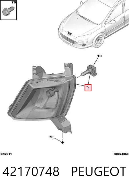 Купити 574829E Polcar Фара протитуманна, ліва