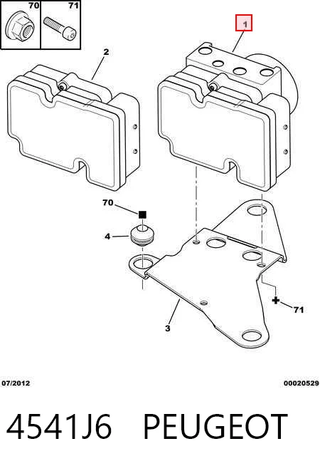 Блоки ABS Peugeot 206 
