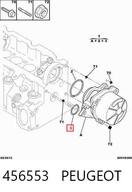 456553 Peugeot/Citroen Насос вакуумний