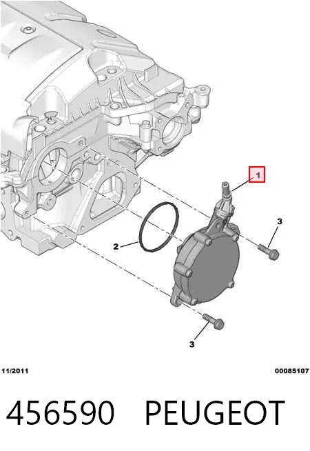 456590 Peugeot/Citroen Насос вакуумний