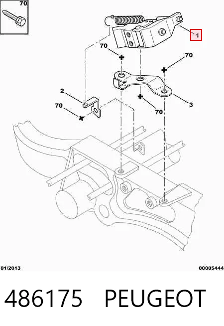 486175 Peugeot/Citroen Регулятор гальмівного моменту гідравлічних систем