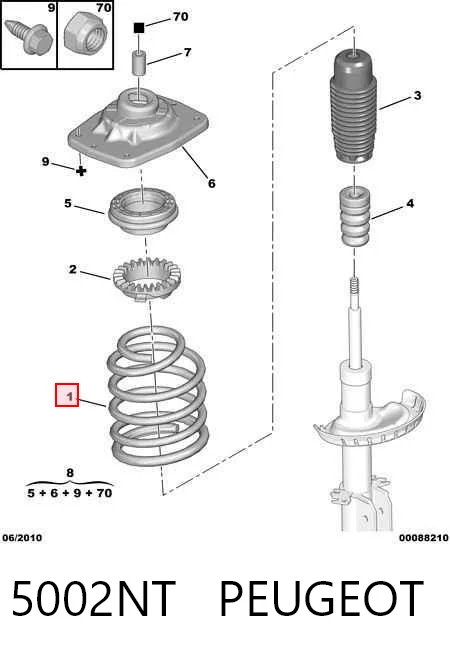 Купити 601092D Maxgear Гвинтова пружина підвіска