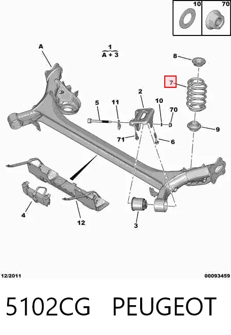 Купити 601095D Maxgear Задні пружини