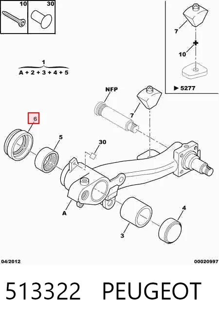 513322 Peugeot/Citroen 