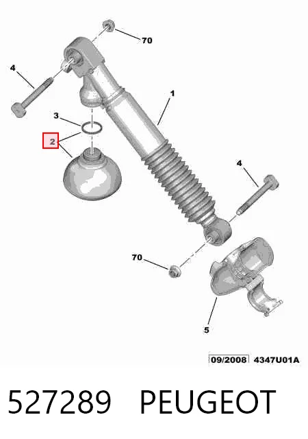 Гідроакумулятор системи амортизації, задній 63648 GKN-Spidan