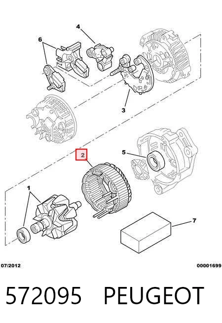 239514 REMA-PARTS Обмотка генератора, статор