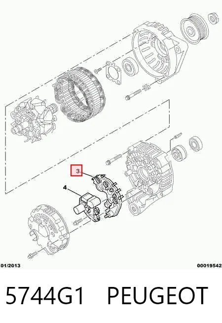 Діодний міст 593435 VALEO