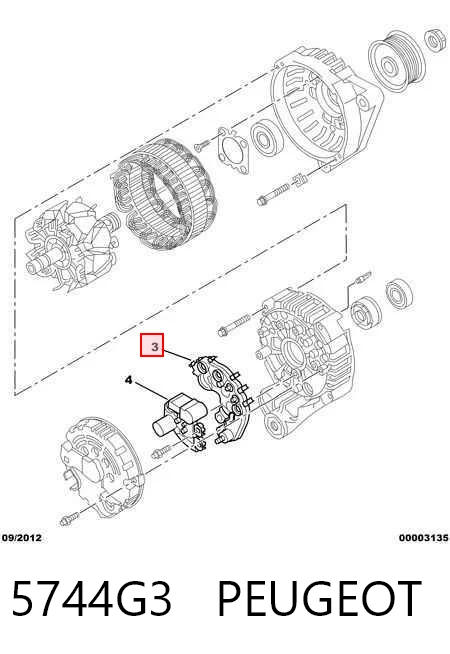 Міст доданий генератора VALEO 593526 ціна, від 18.23 USD