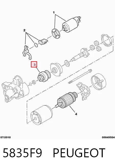 Привід стартера Magneti Marelli 940113020498