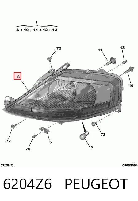 Купити Фара ліва Citroen C3 I FC