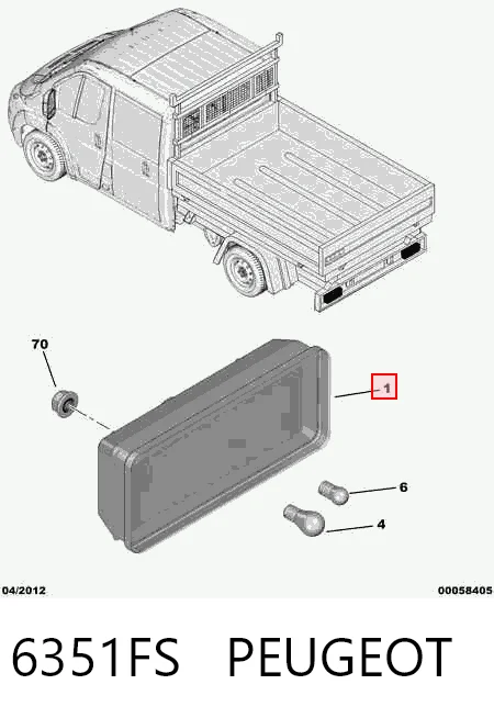 Задні ліхтарі Fiat Ducato II бортова платформа (230) (1994 - 2002) ціна, від 21.35 USD