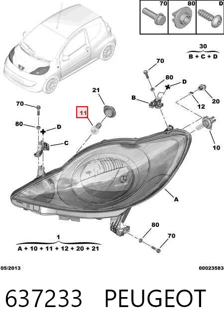 Лампочка переднього габариту Volvo 14210400 ціна, від 2.20 USD